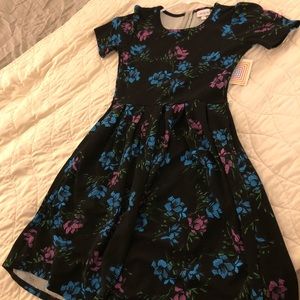 BRAND NEW WITH TAG LULA ROE AMELIA DRESS! (XS)